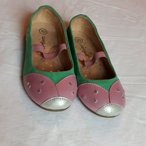 Girls Cat & Jack Ladybug Shoes